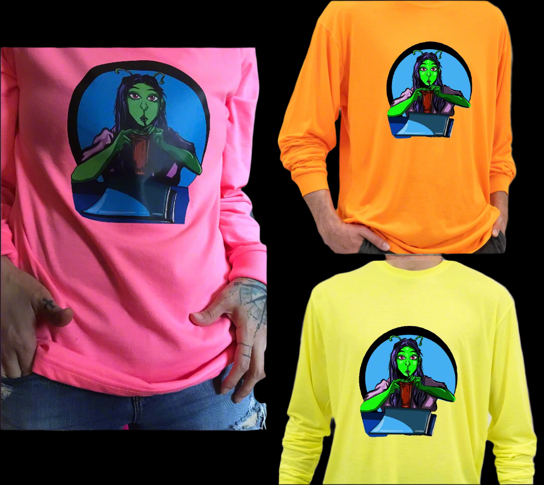Long Sleeve - Alien girl