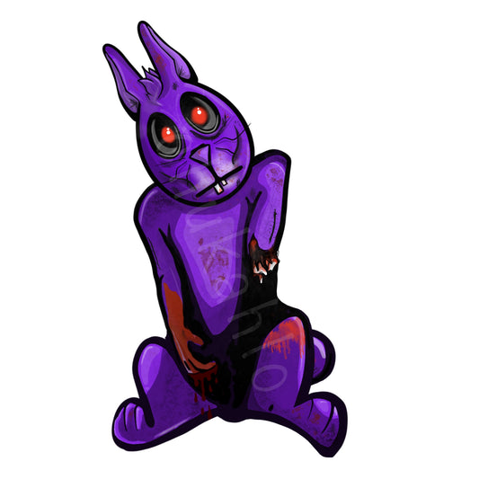 5 pack - psycho bunny stickers