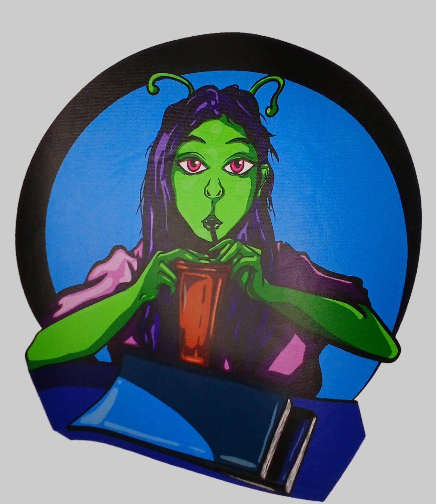 Canvas Tote Bag - Alien Girl