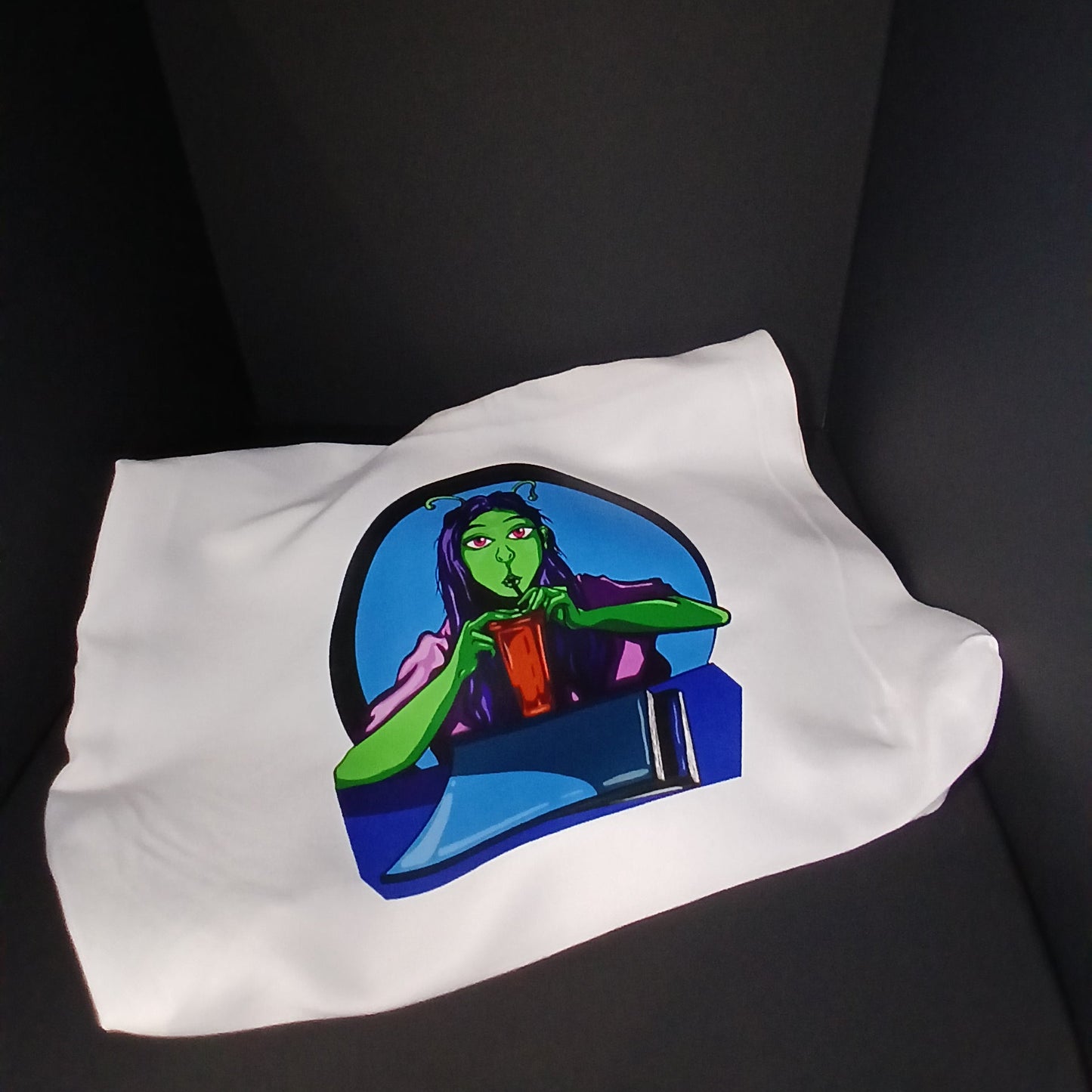 Canvas Tote Bag - Alien Girl