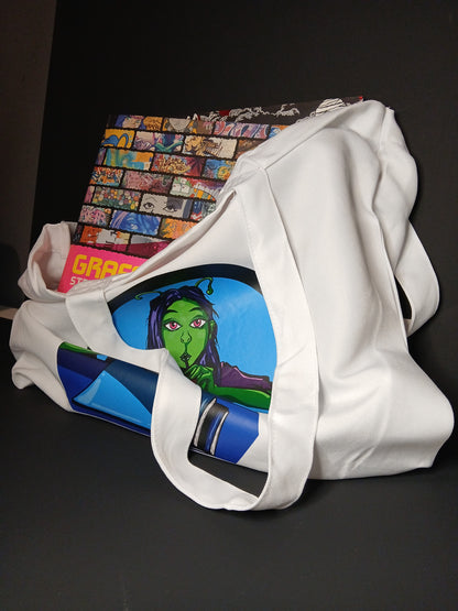 Canvas Tote Bag - Alien Girl