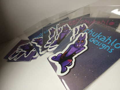 5 pack - psycho bunny stickers