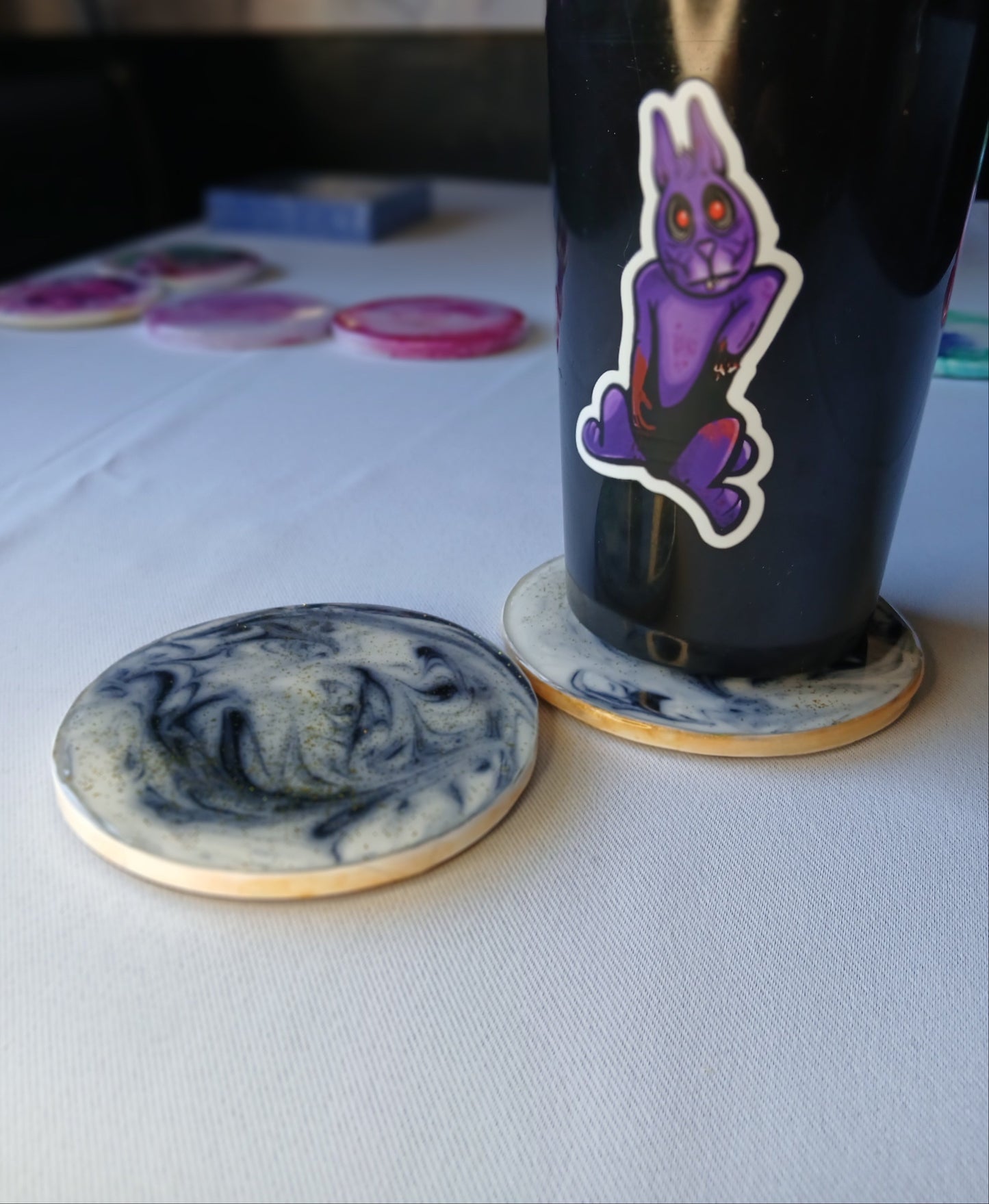 Starry Night Coaters (set of 2)