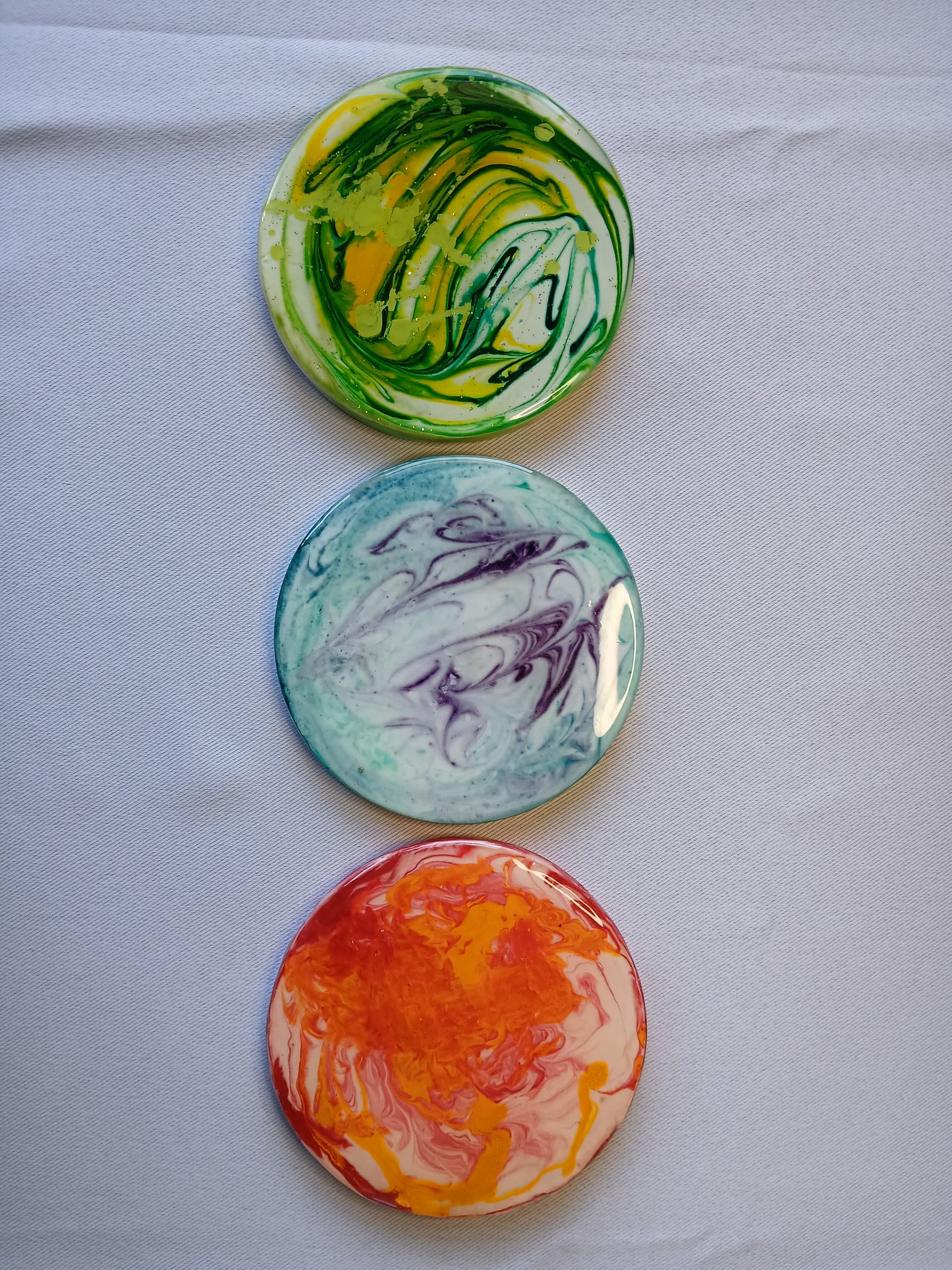 Watercolor Mandalas - Single Coasters