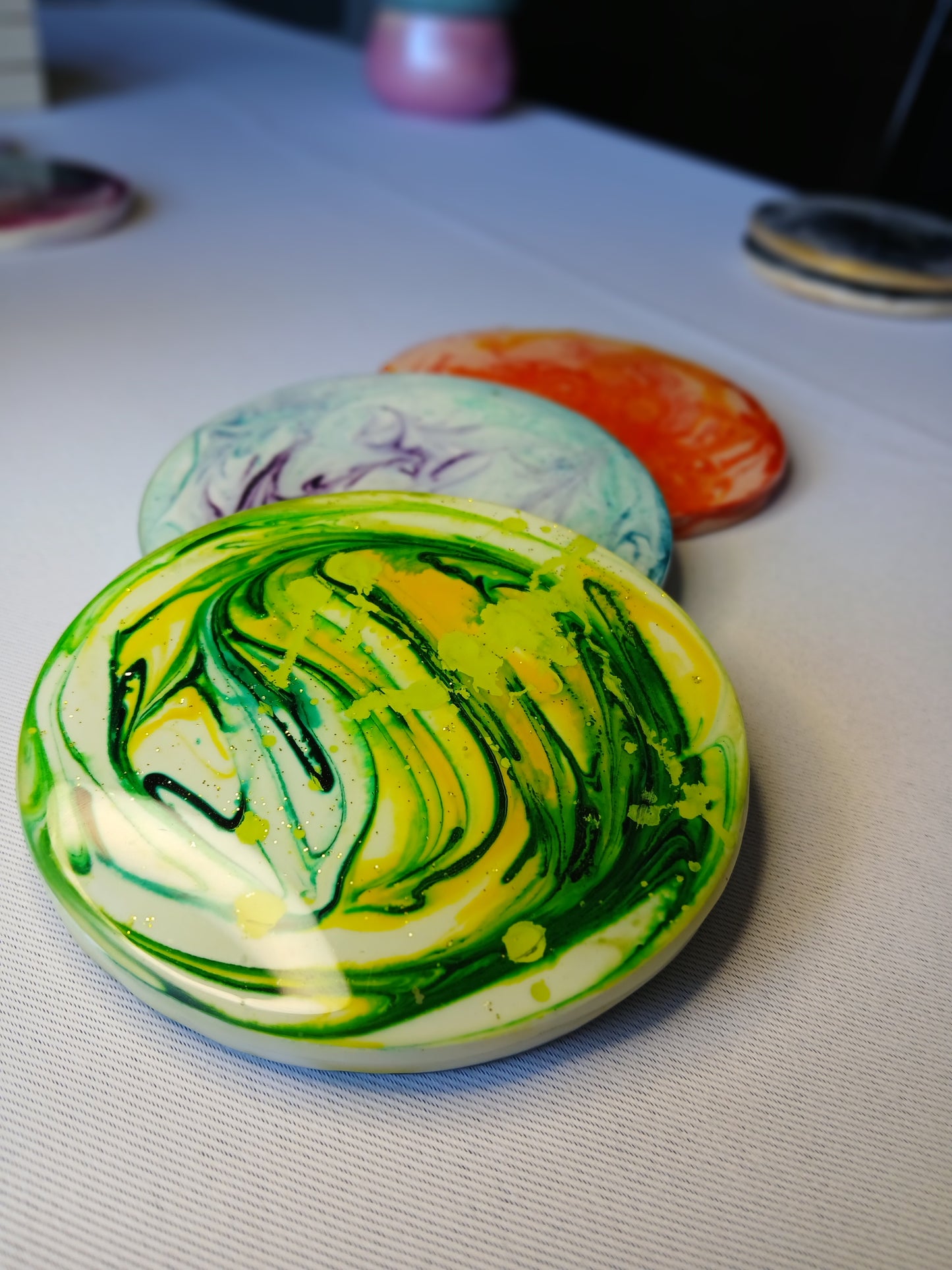Watercolor Mandalas - Single Coasters