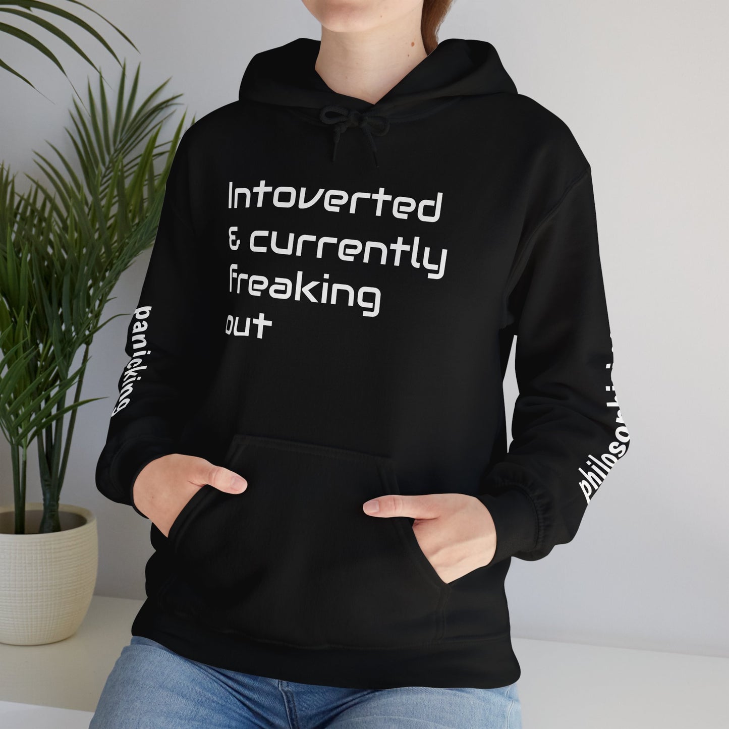 Funny Introvert Unisex Hoodie - 'Say it all without speaking a word'