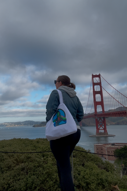 Canvas Tote Bag - Alien Girl