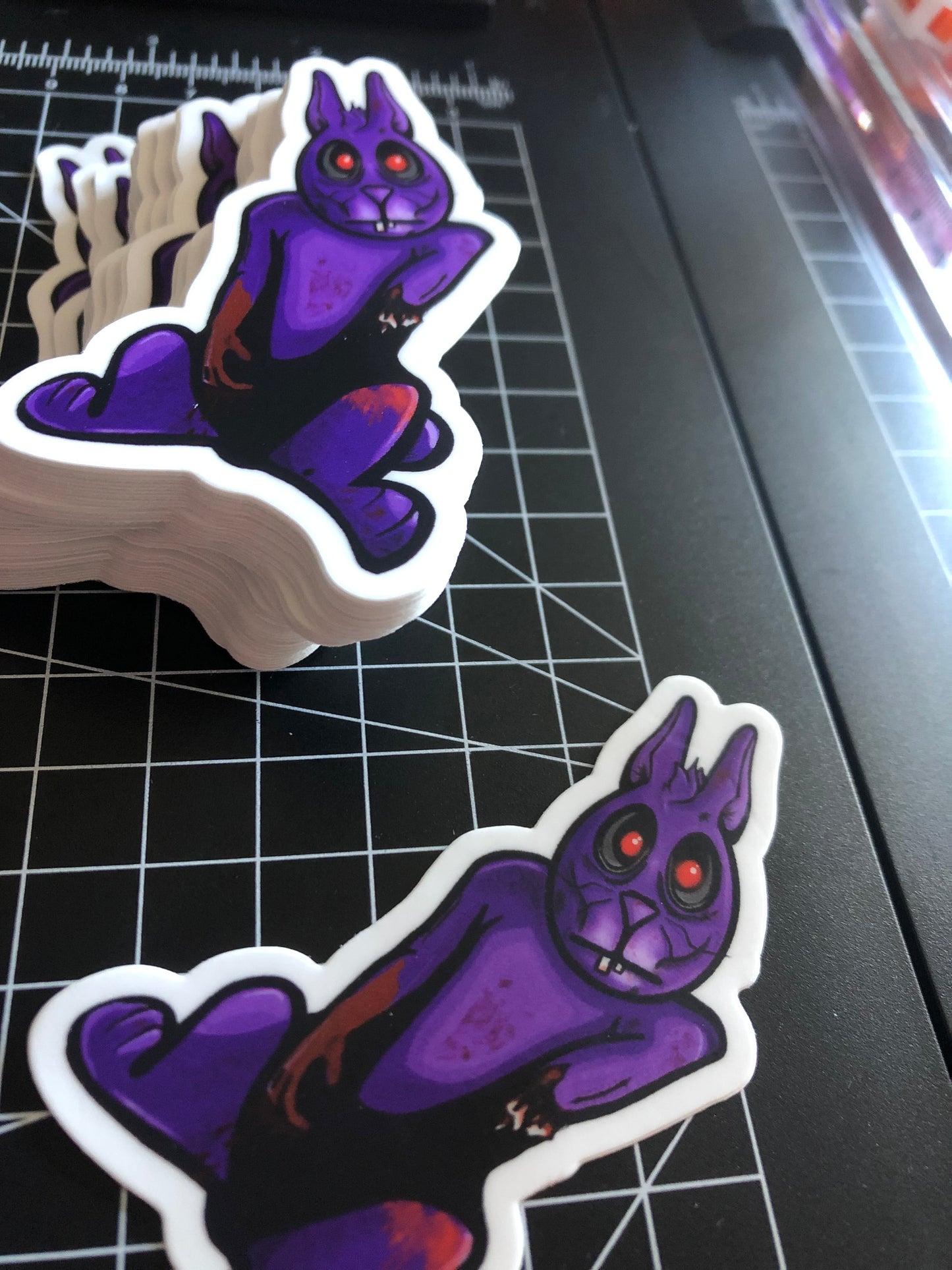 5 pack - psycho bunny stickers