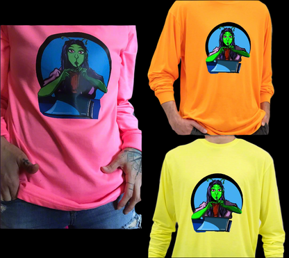 Long Sleeve - Alien girl