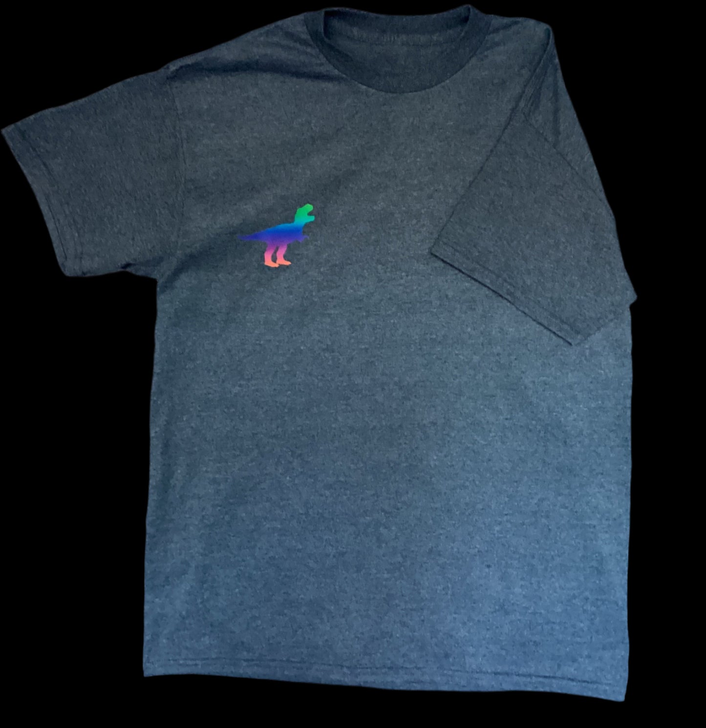 Short sleeve tee - rainbow dino
