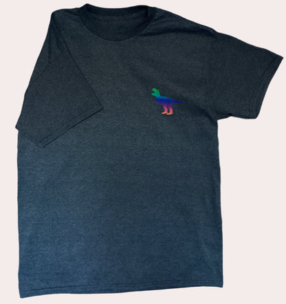 Short sleeve tee - rainbow dino