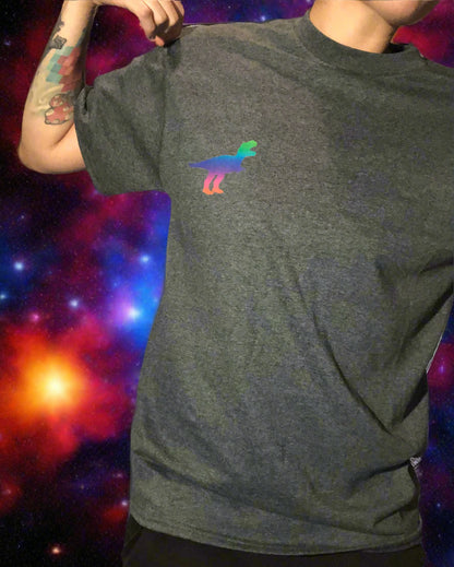 Short sleeve tee - rainbow dino