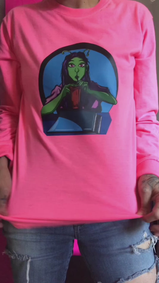Long Sleeve - Alien girl